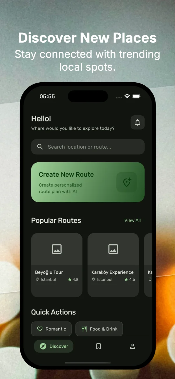 RouteMind Trip Organizer - Travel Itinerary Map Interface